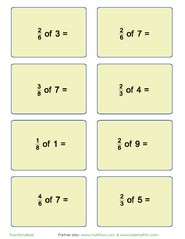 Multiplication of fractions with whole numbers